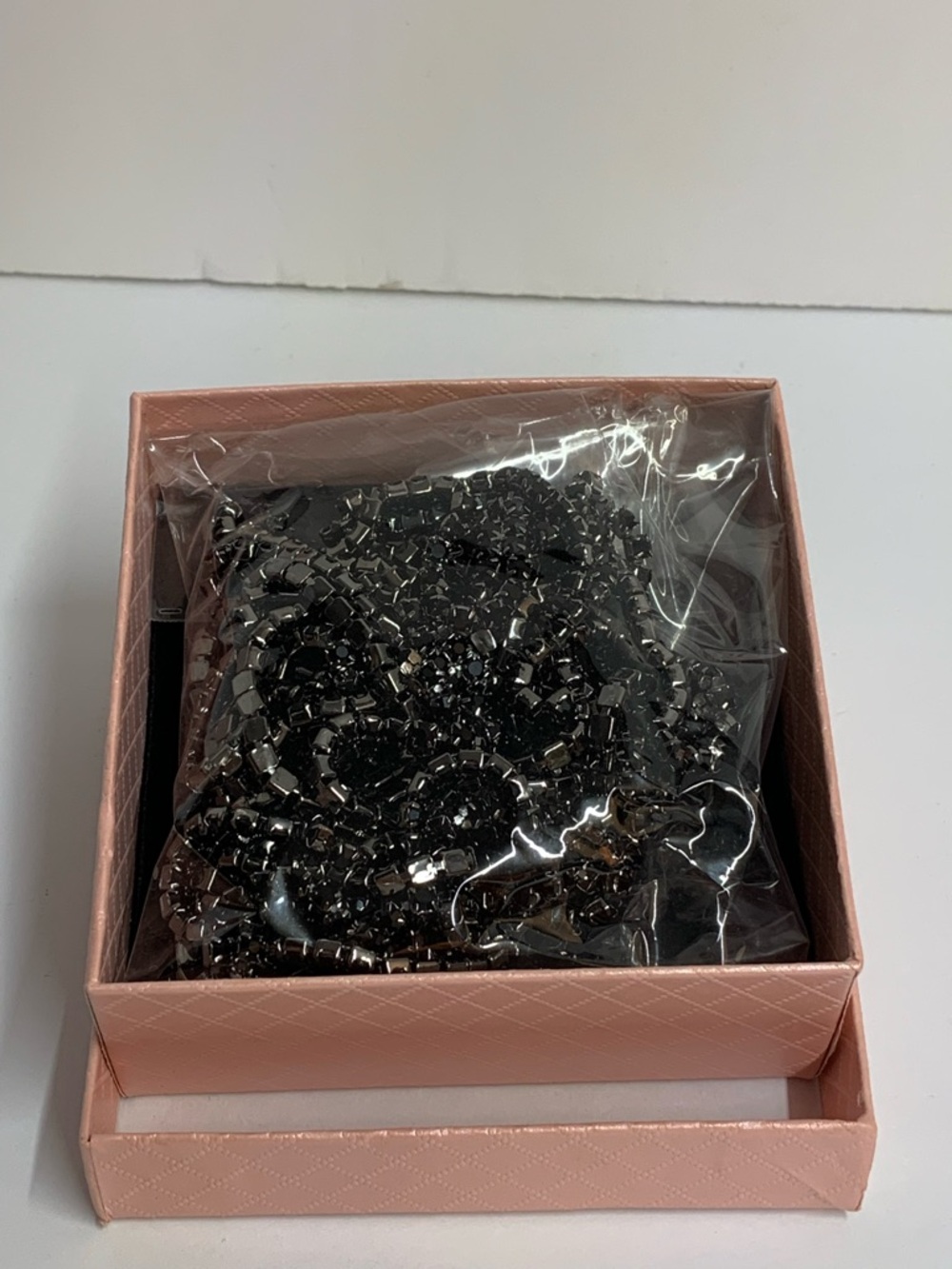 Black Beaded Evening Clutch